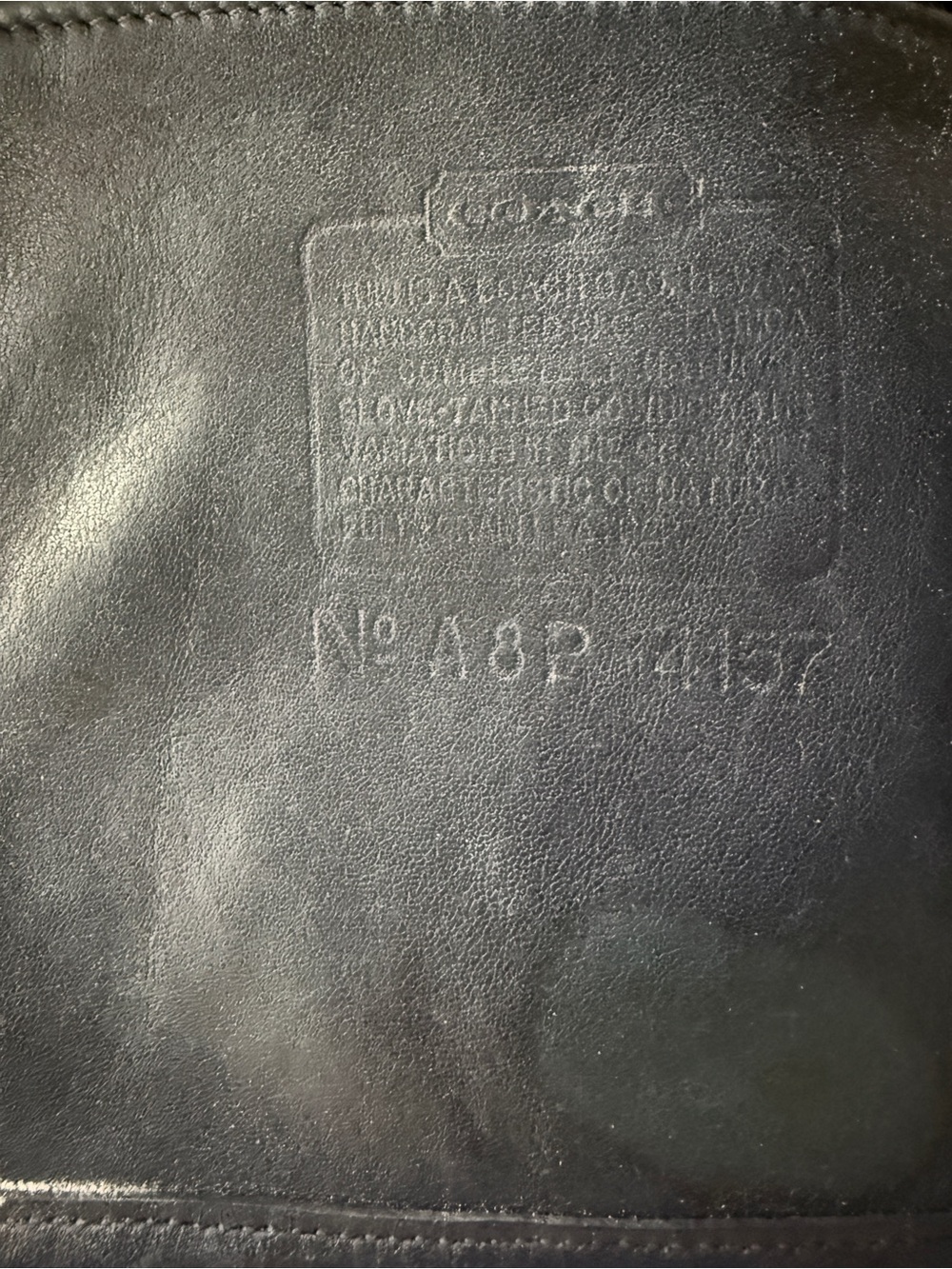 VTG Coach | SOHO Buckle Bag | Navy
Gently Loved - Picture 13 of 14